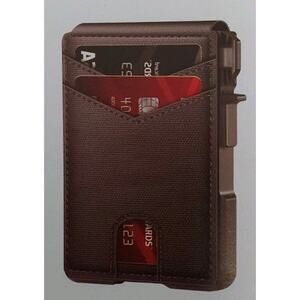Zalvex RFID Blocking Wallet Aluminum Card Holder Slim Minimalist New